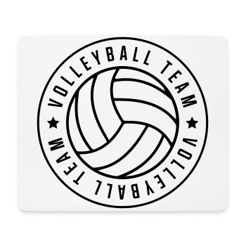 volleyball team - Mouse Pad (horizontal) - white - Front