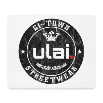 GI-TOWN Streetwear - Ulai - vintage retro - Tapis de souris (format paysage) - blanc - Devant