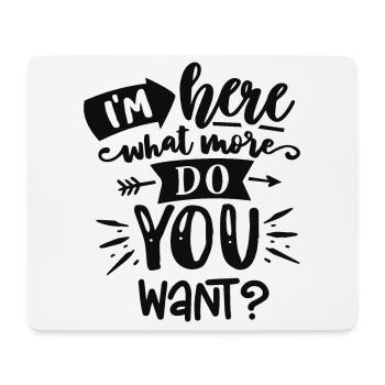 Antisocial - What more? - pos - Mouse Pad (horizontal) - white - Front