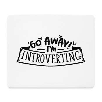 Antisocial - Go away - pos - Mouse Pad (horizontal) - white - Front