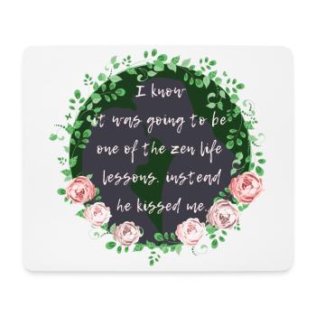 Rose Hathaway Zitat, Vampire Academy Rochelle Mead - Mousepad (Querformat) - Weiß - Vorne