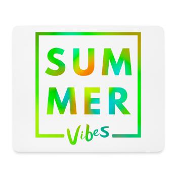 Summer Vibes - Mousepad (Querformat) - Weiß - Vorne