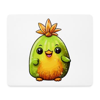 Happy Kiwi - Mignonnerie déchaînée - Tapis de souris (format paysage) - blanc - Devant