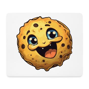 Cookie Biscuit Funny Cute - Mouse Pad (horizontal) - white - Front