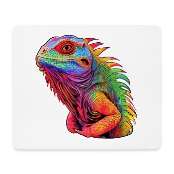 Iguana Radiation - Mouse Pad (horizontal) - white - Front