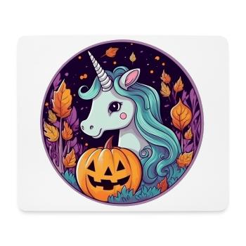 Unicorn on Halloween - Mouse Pad (horizontal) - white - Front
