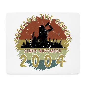 20th Birthday Rocking the crowd SNG 11/2004 - Mouse Pad (horizontal) - white - Front