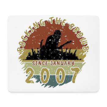 18ème anniversaire Rocking this planet GIT 01/2007 - Tapis de souris (format paysage) - blanc - Devant