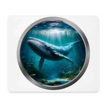 Humpback Whale - 2 - Mouse Pad (horizontal) - white - Front