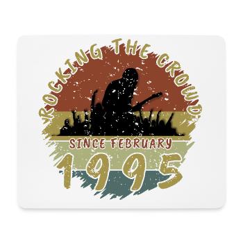 30th Birthday Rocking the crowd GIT 02/1995 - Mouse Pad (horizontal) - white - Front