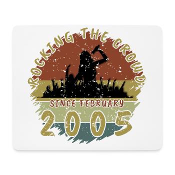 20th Birthday Rocking the crowd SNG 02/2005 - Mouse Pad (horizontal) - white - Front