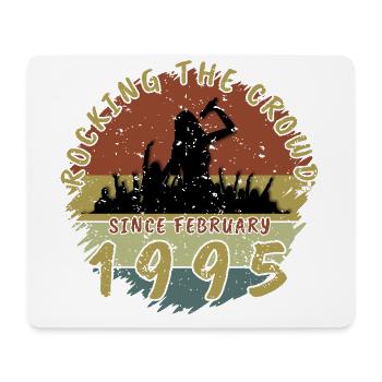 30. Geburtstag Rocking the crowd SNG 02/1995 - Mousepad (Querformat) - Weiß - Vorne