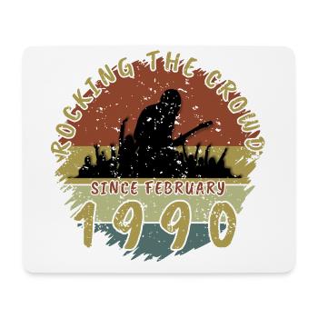 35e anniversaire Faire vibrer la foule GIT 02/1990 - Tapis de souris (format paysage) - blanc - Devant