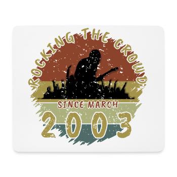 22e anniversaire Faire vibrer la foule GIT 03/2003 - Tapis de souris (format paysage) - blanc - Devant
