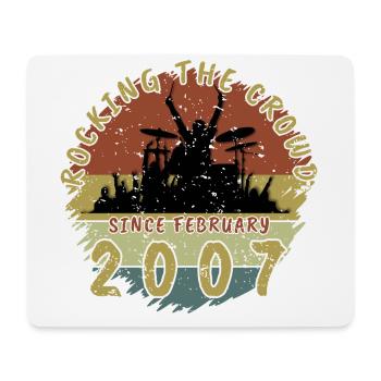 18th Birthday Rocking the crowd DRM 02/2007 - Mouse Pad (horizontal) - white - Front