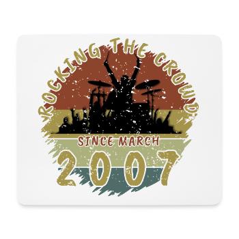 18th Birthday Rocking the crowd DRM 03/2007 - Mouse Pad (horizontal) - white - Front