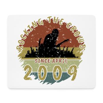 16. Geburtstag Rocking the crowd GIT 04/2009 - Mousepad (Querformat) - Weiß - Vorne