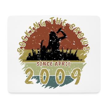 16. Geburtstag Rocking the crowd SNG 04/2009 - Mousepad (Querformat) - Weiß - Vorne