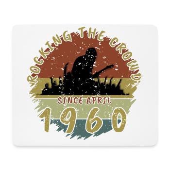 65e anniversaire Faire vibrer la foule GIT 04/1960 - Tapis de souris (format paysage) - blanc - Devant