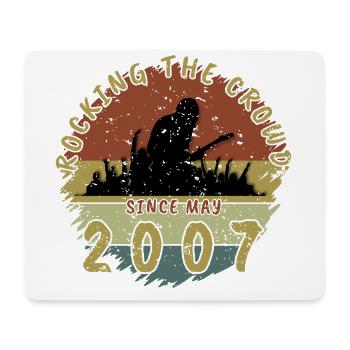 18e anniversaire Faire vibrer la foule GIT 05/2007 - Tapis de souris (format paysage) - blanc - Devant