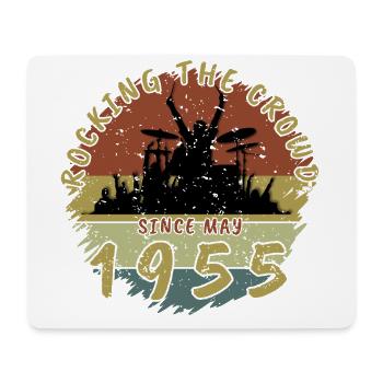 70th Birthday Rocking the crowd DRM 05/1955 - Mouse Pad (horizontal) - white - Front