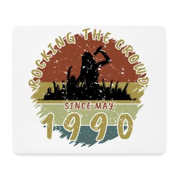 35. Geburtstag Rocking the crowd SNG 05/1990 - Mousepad (Querformat) - Weiß - Vorne