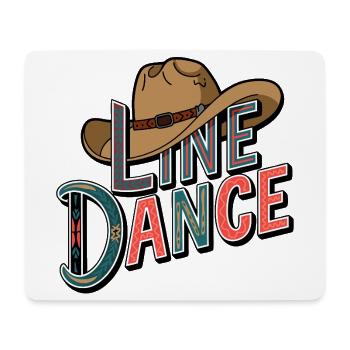 Line Dance mein Hobby - meine Passion - mein Ding - Mousepad (Querformat) - Weiß - Vorne