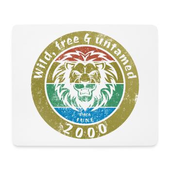 Wild, free & untamed since 06/2000 - Mouse Pad (horizontal) - white - Front
