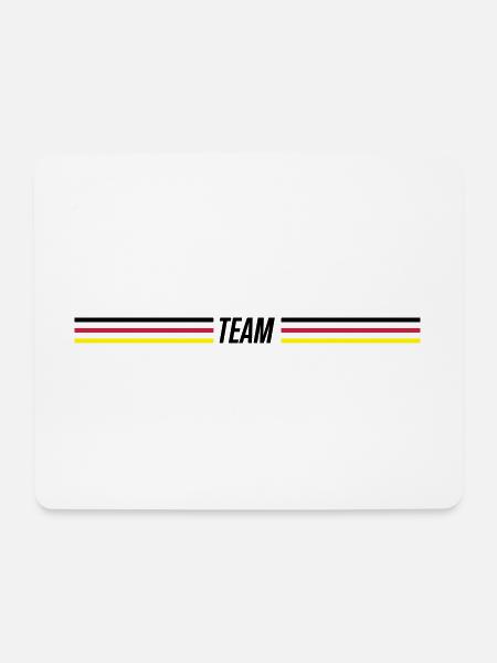 germany team - Mousepad (Querformat) - Weiß