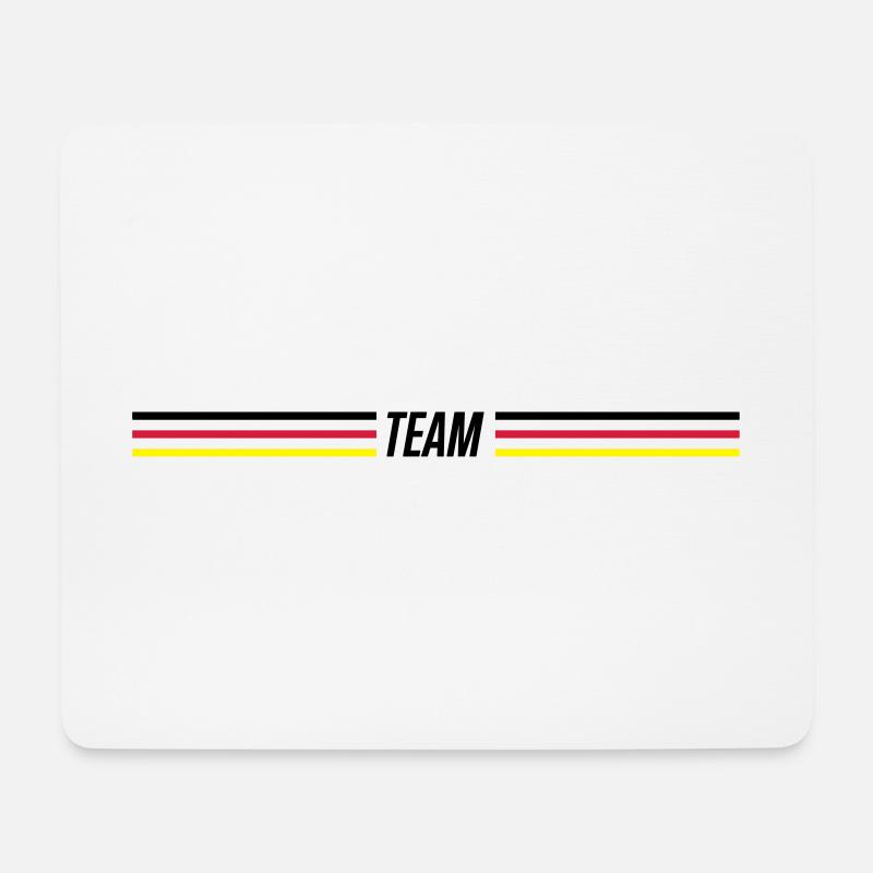 germany team - Mousepad (Querformat) - Weiß