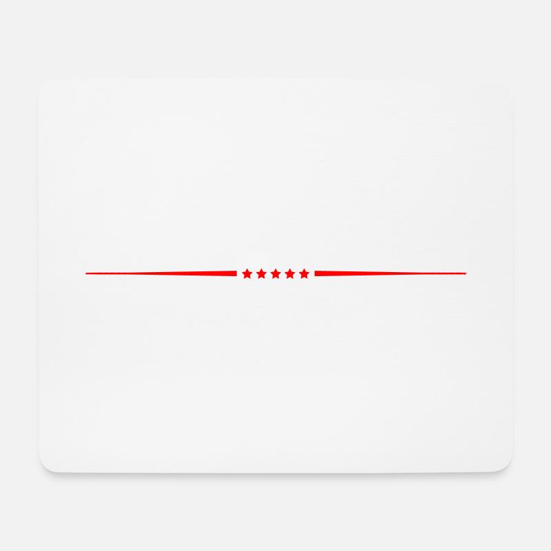 stern linie - Mousepad (Querformat) - Weiß