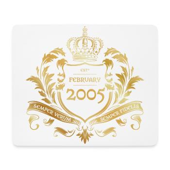 20e anniversaire Semper Verum - Création 02/2005 - Tapis de souris (format paysage) - blanc - Devant