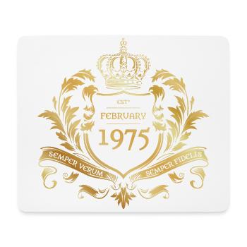 50e anniversaire Semper Verum - Création 02/1975 - Tapis de souris (format paysage) - blanc - Devant