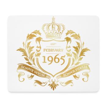 60e anniversaire Semper Verum - Création 02/1965 - Tapis de souris (format paysage) - blanc - Devant