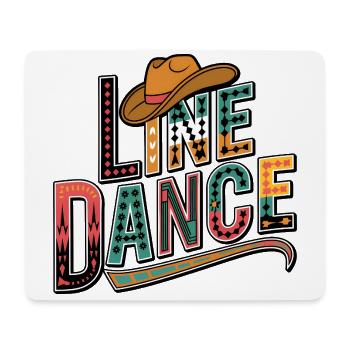 Line Dance mein Hobby - meine Passion - mein Ding - Mousepad (Querformat) - Weiß - Vorne