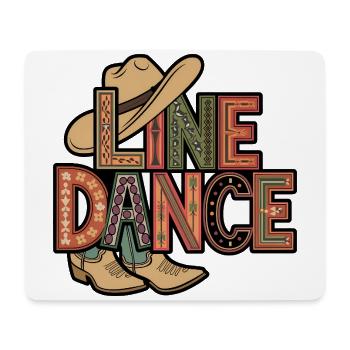 Line dancing my hobby - my passion - my thing - Mouse Pad (horizontal) - white - Front