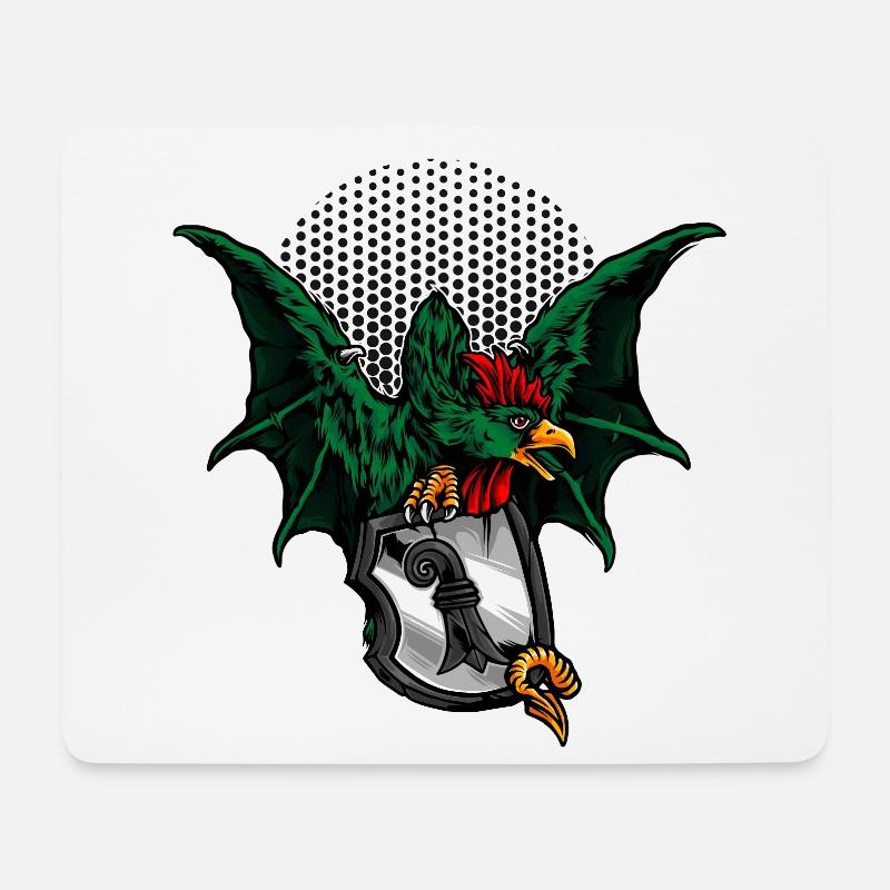 basilisk - Mouse Pad (horizontal) - white