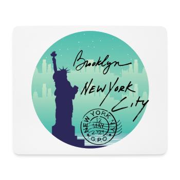 USA, Statue of Liberty, New York. - Mouse Pad (horizontal) - white - Front