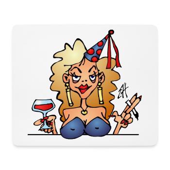 Birthday party II - Mousepad (Querformat) - Weiß - Vorne