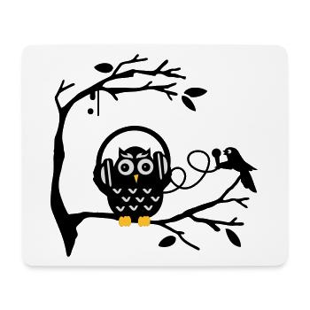 Listen to music - Mouse Pad (horizontal) - white - Front