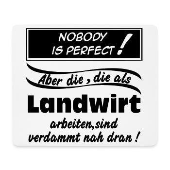 Landwirtschaft , Landwirt , Farmer , Nobody (25) - Mousepad (Querformat) - Weiß - Vorne
