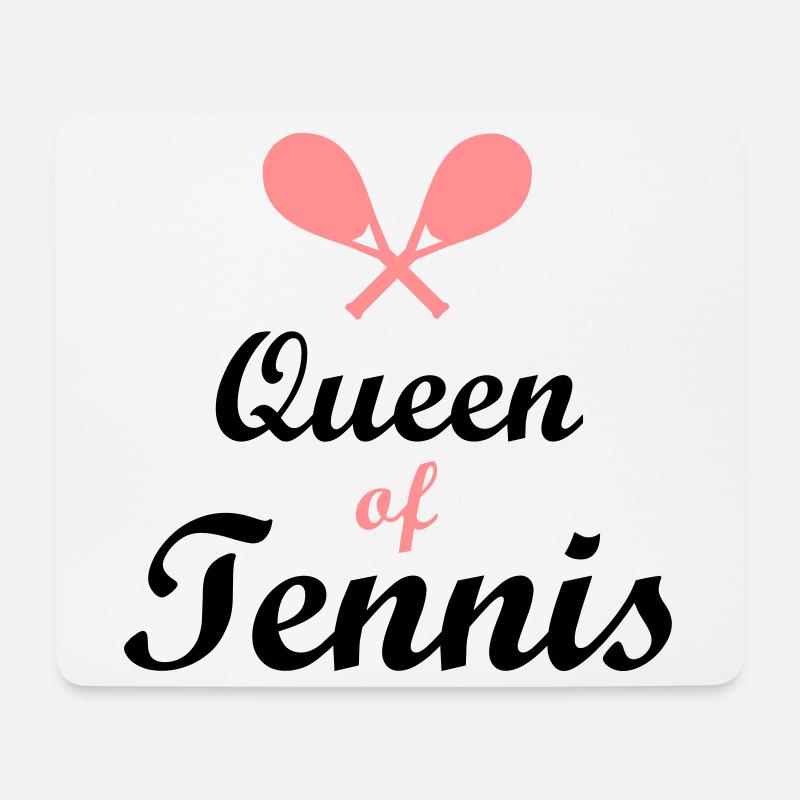 Tennis - Mousepad (Querformat) - Weiß