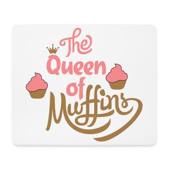 muffins - Tapis de souris (format paysage) - blanc - Devant