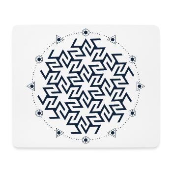Antahkarana, Heilige Geometrie - Mousepad (Querformat) - Weiß - Vorne