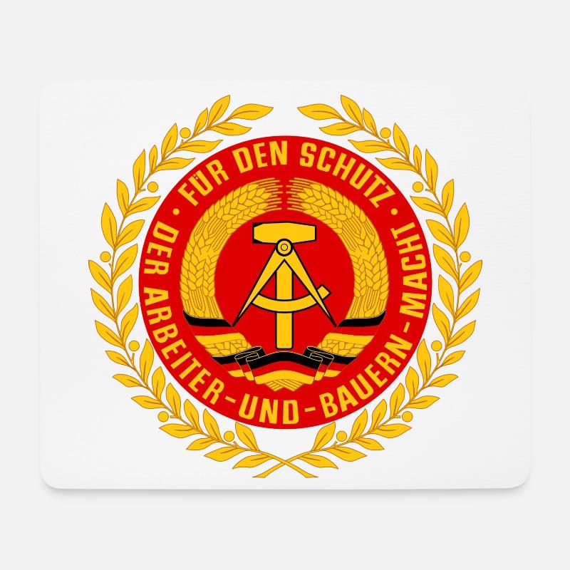 NVA Emblem - Mousepad (Querformat) - Weiß