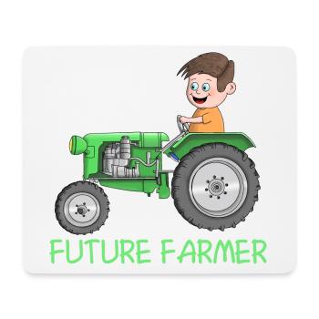 Jeune agriculteur - agriculteur - futur agriculteur - Tapis de souris (format paysage) - blanc - Devant