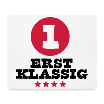 schoolchild sports einschulung - Mouse Pad (horizontal) - white - Front