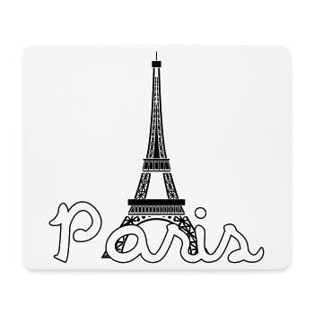 Paris - Mouse Pad (horizontal) - white - Front