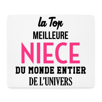 Neveu / Nièce / Famille / Oncle / Tante / Niece - Tapis de souris (format paysage) - blanc - Devant