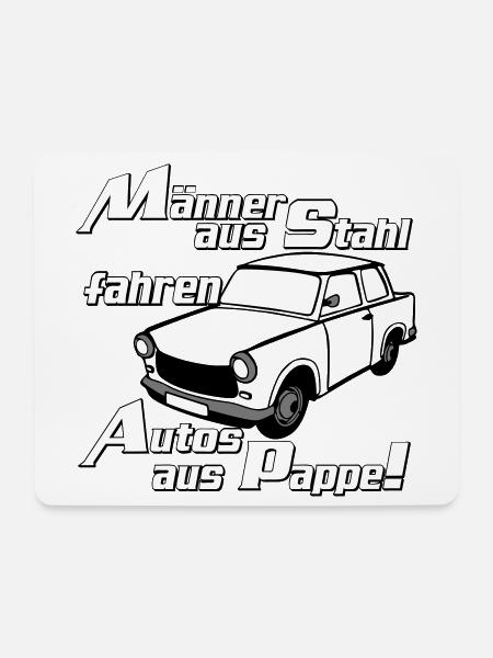 , DDR Kult , Männer aus Stahl (25) - Mousepad (Querformat) - Weiß